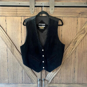 Mona Mode Vintage Genuine Leather
Moto Vest Black Size L